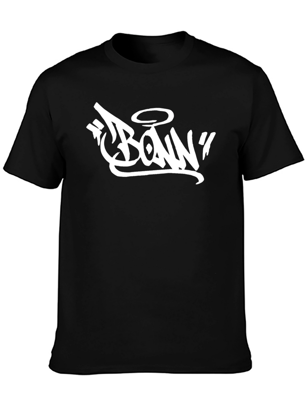 Bonn Graffiti Style Black T-Shirt