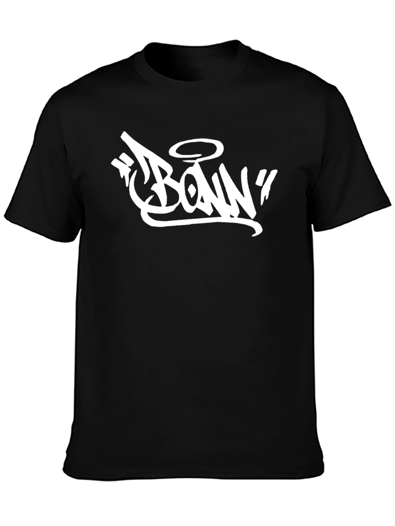 Bonn Graffiti Style Black T-Shirt