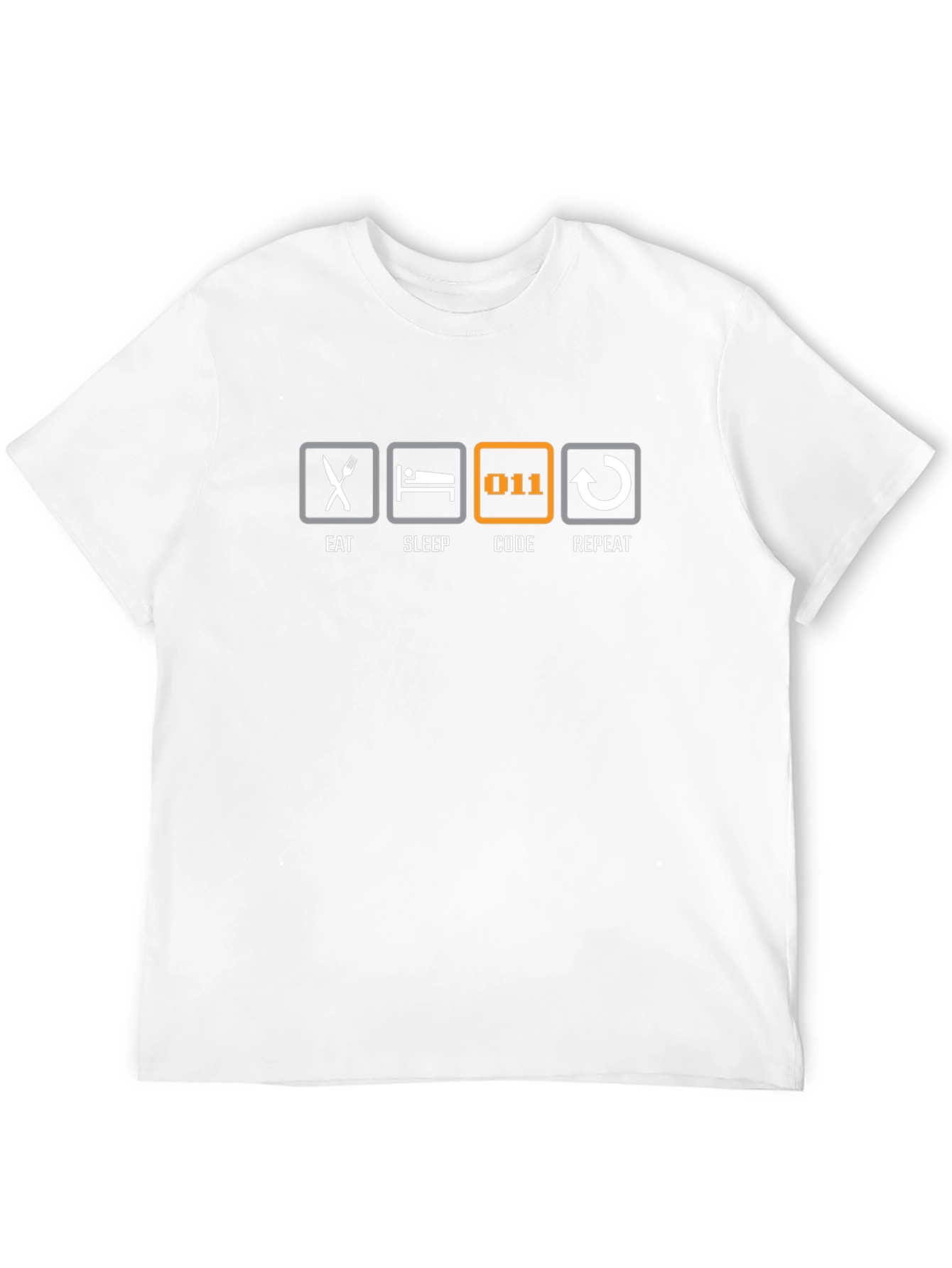 Eat Sleep Code Repeat Graphic T-Shirt