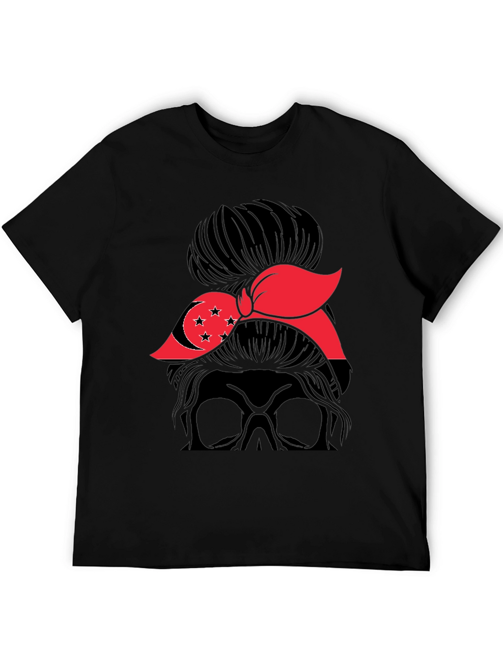 Singapore Messy Bun T-Shirt