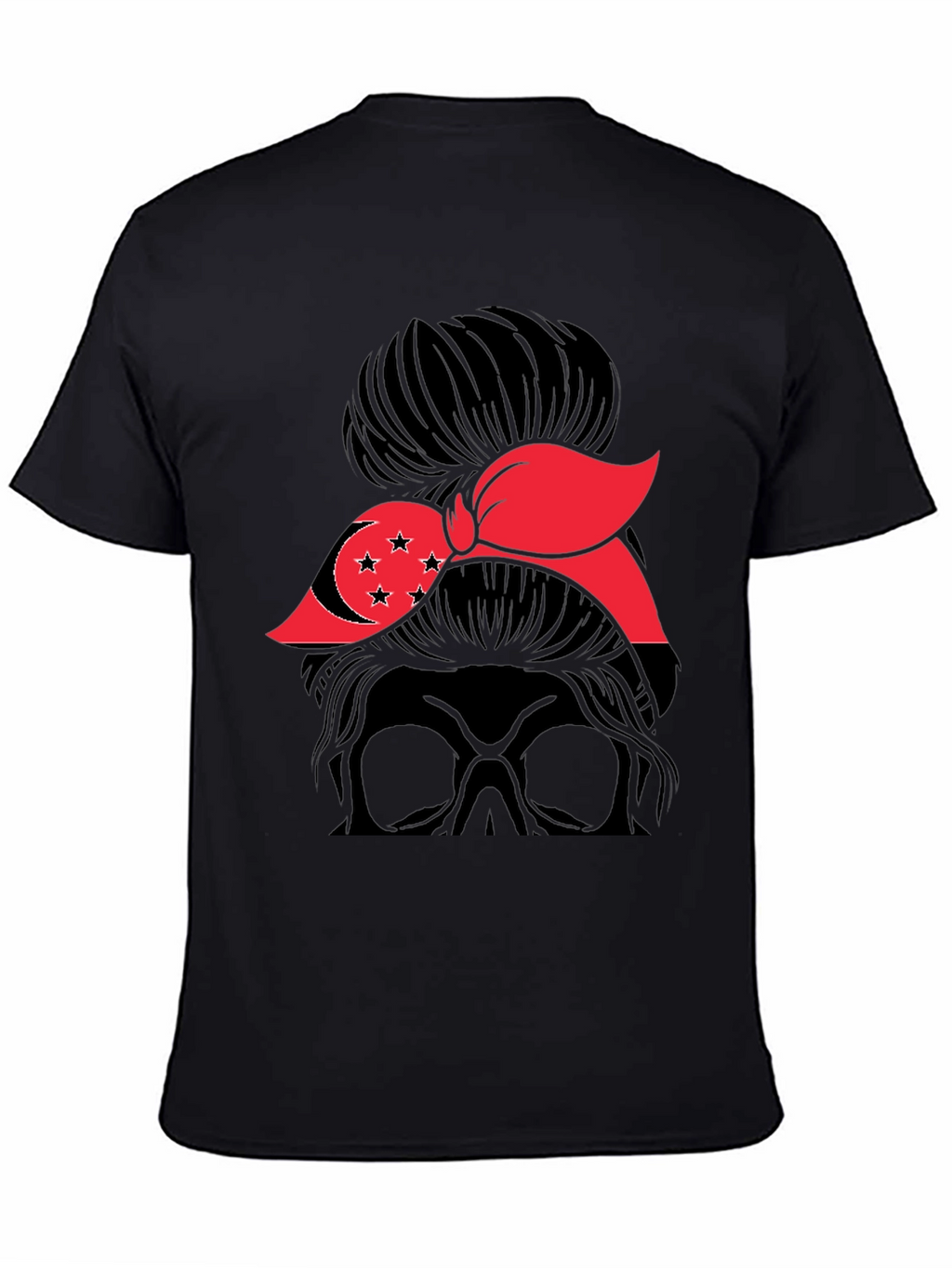 Singapore Messy Bun T-Shirt