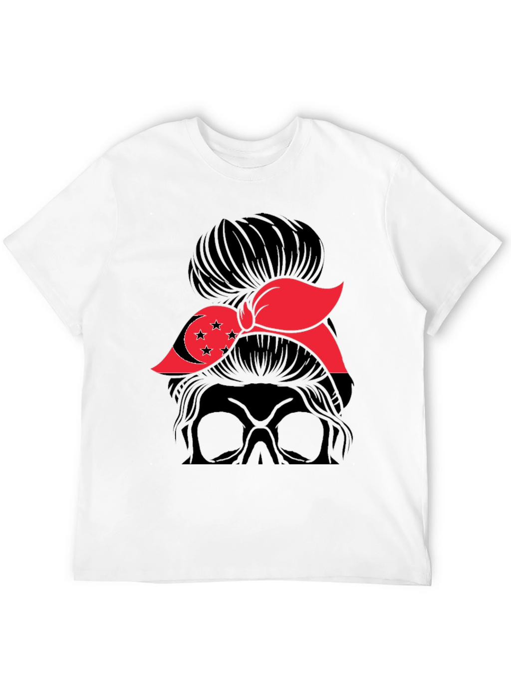 Singapore Messy Bun T-Shirt