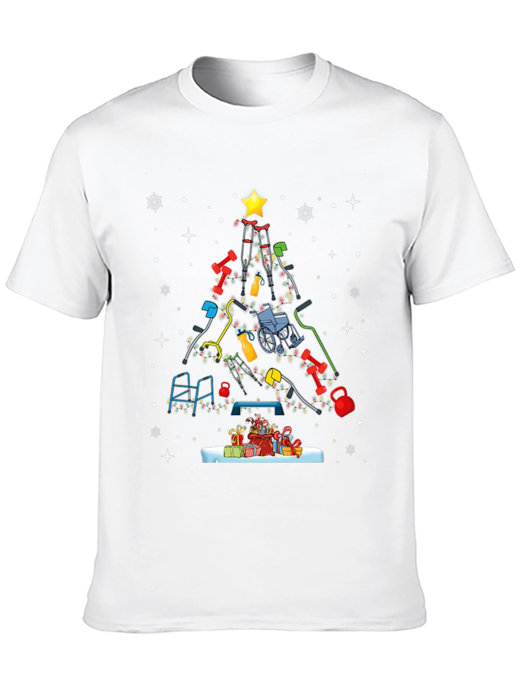 PT Christmas Tree T-Shirt - Physical Therapy Holiday Tee