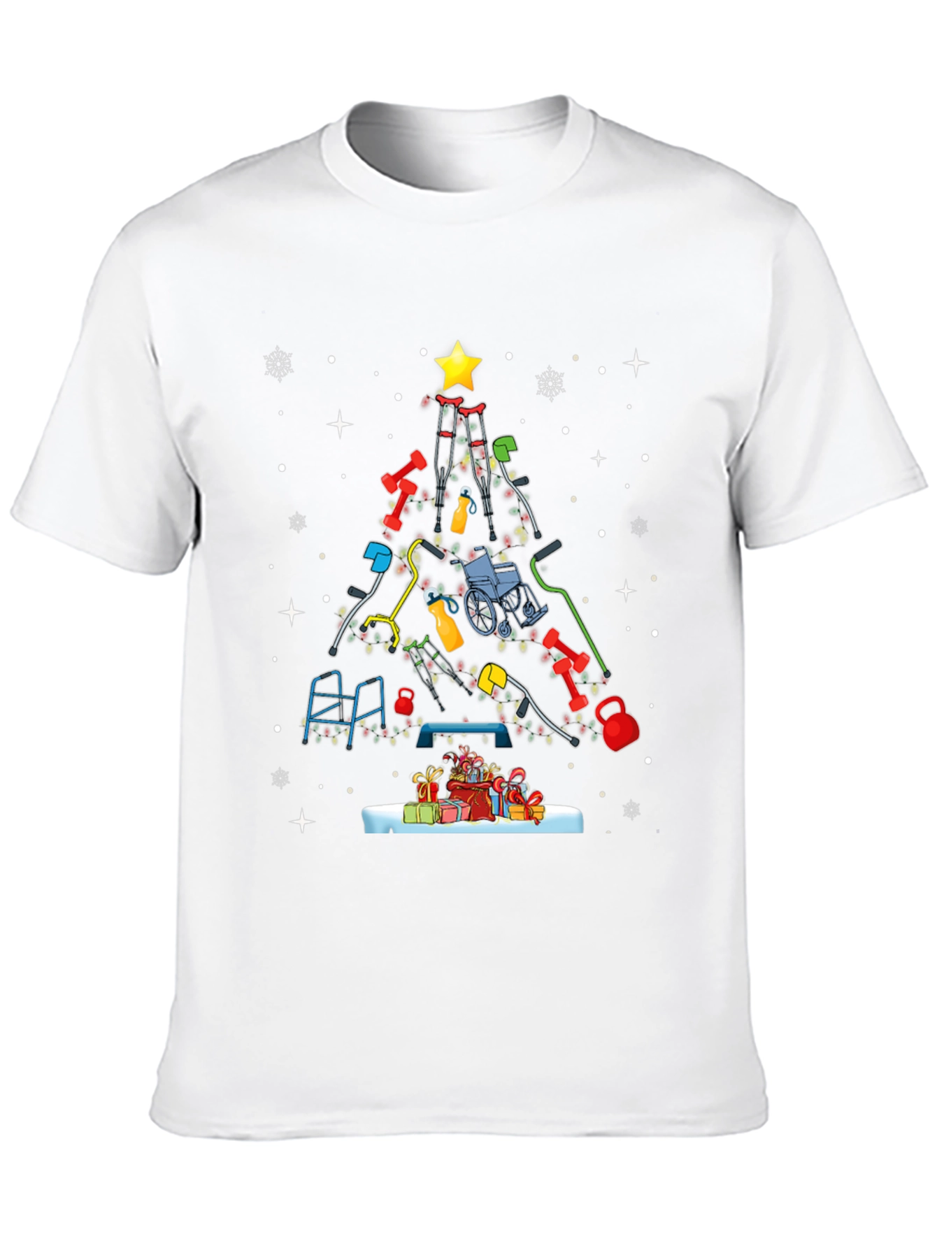 PT Christmas Tree T-Shirt - Physical Therapy Holiday Tee