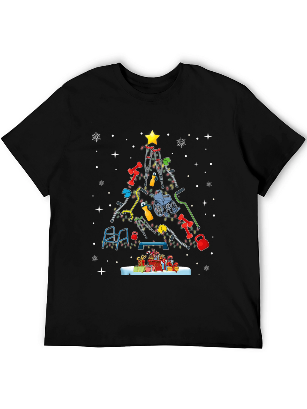 PT Christmas Tree T-Shirt - Physical Therapy Holiday Tee