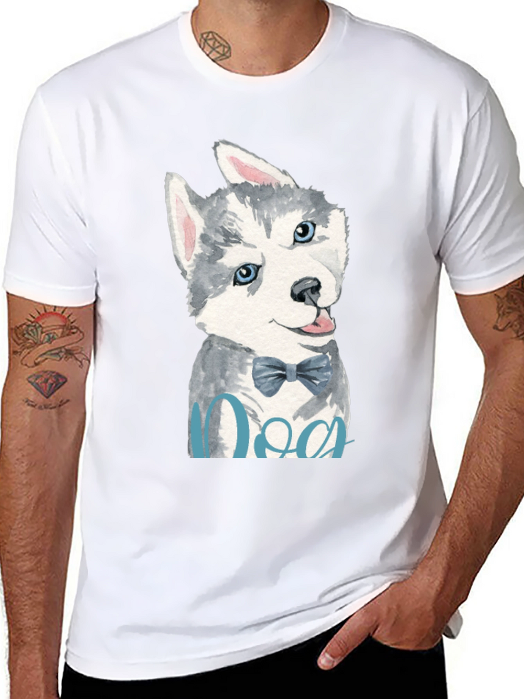Cute Husky Dog T-Shirt