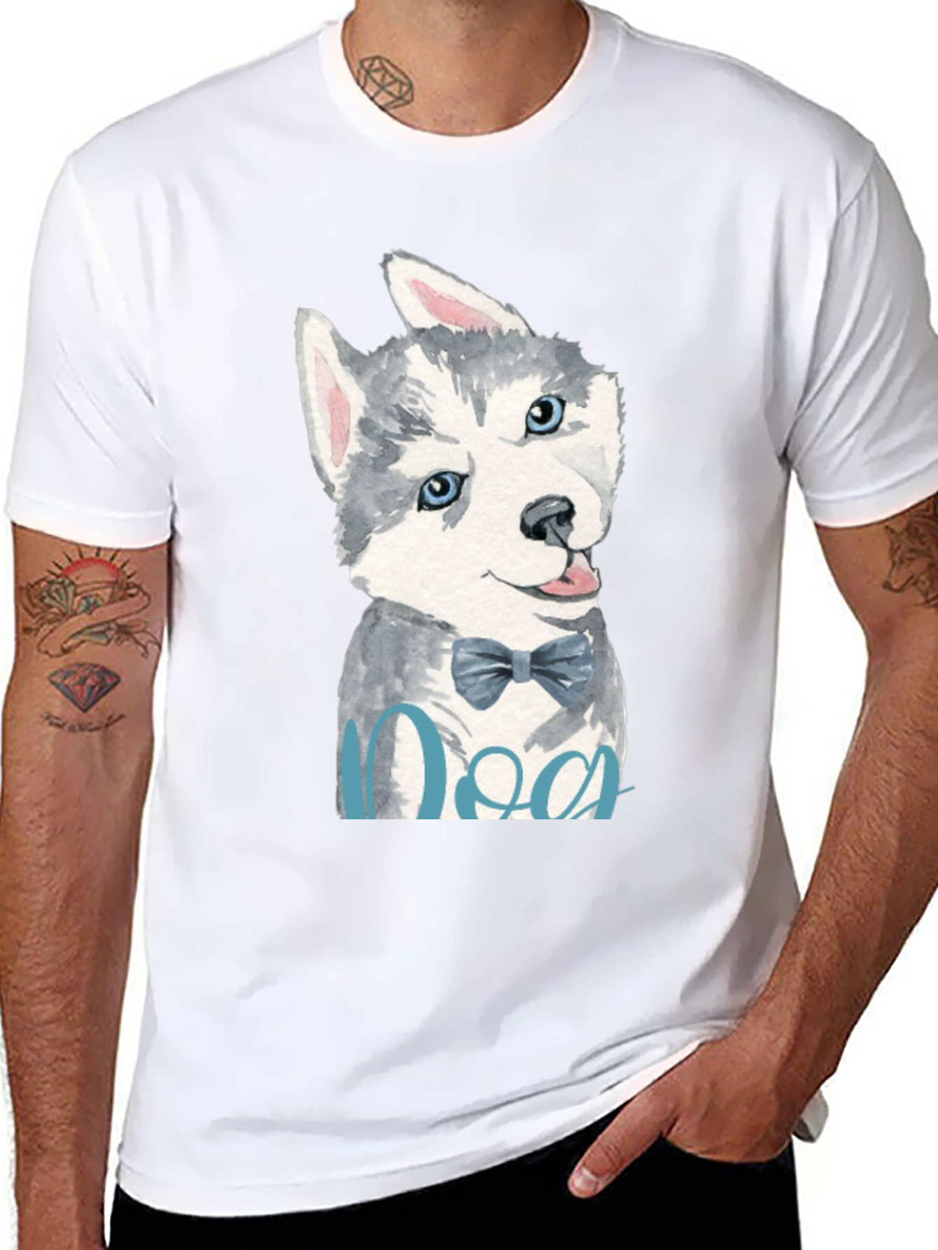 Cute Husky Dog T-Shirt