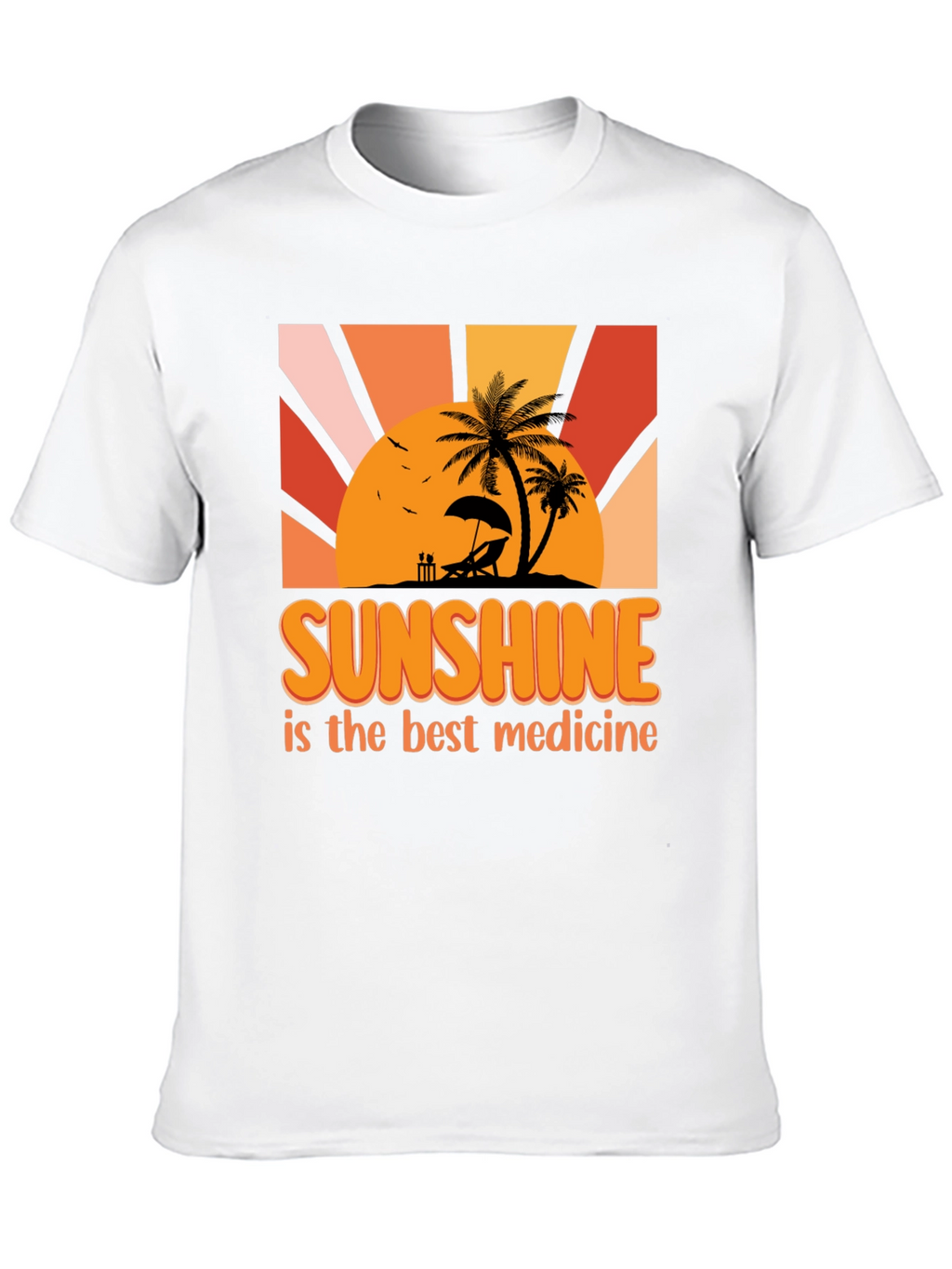 Sunshine is the Best Medicine Graphic T-Shirt
