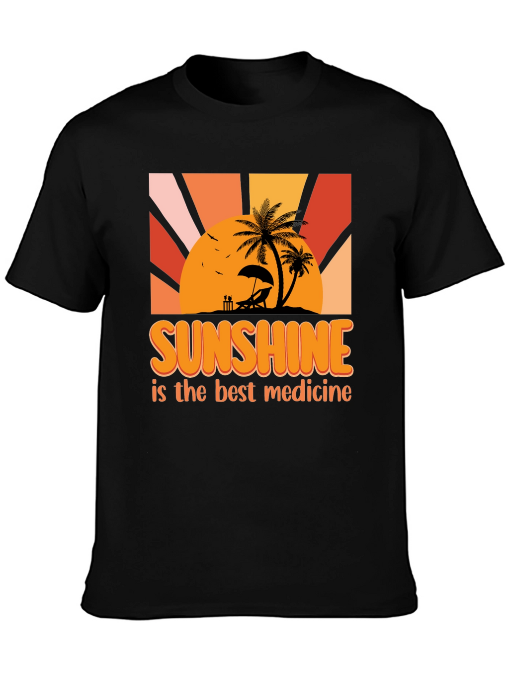 Sunshine is the Best Medicine Graphic T-Shirt
