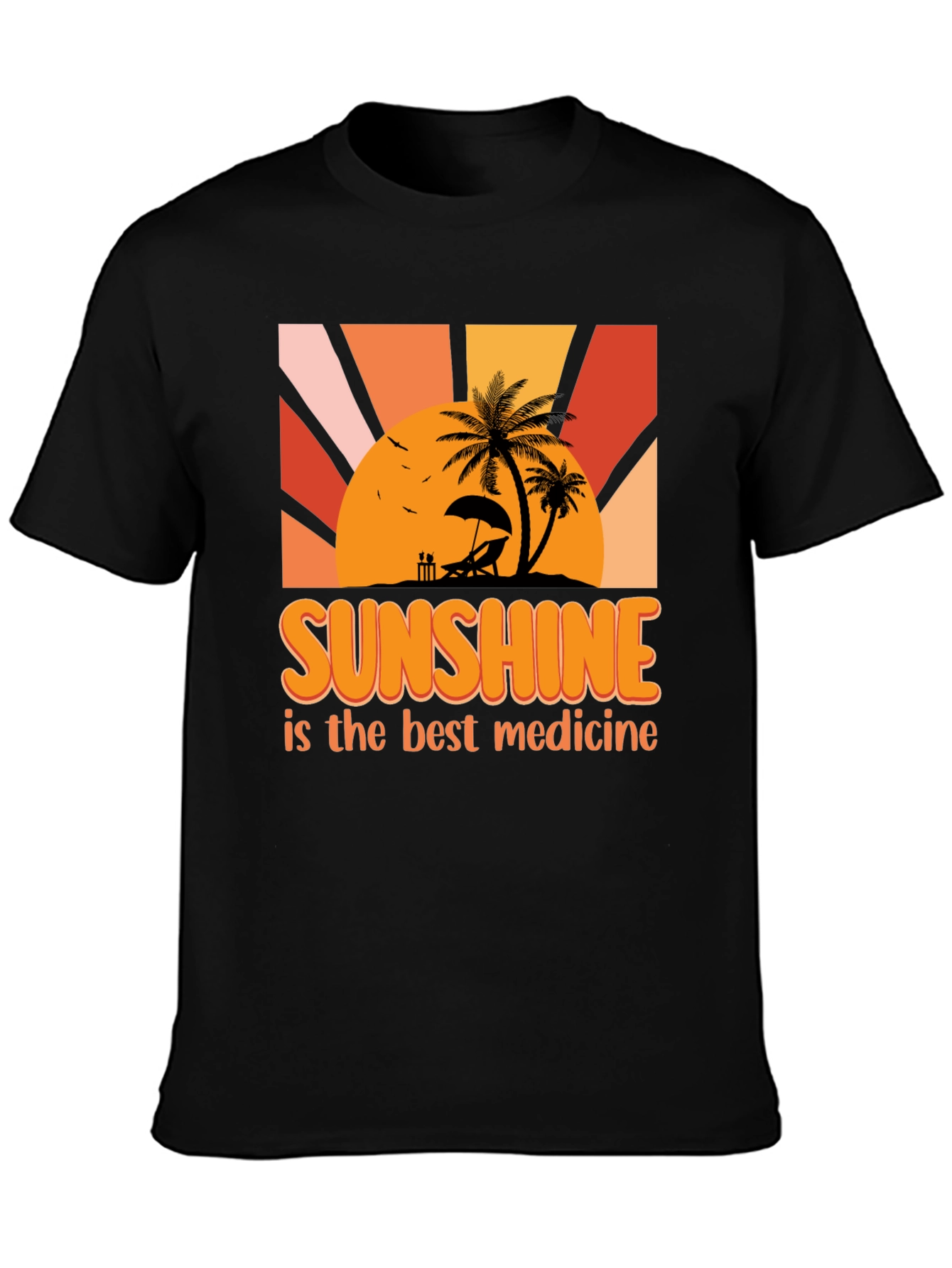 Sunshine is the Best Medicine Graphic T-Shirt