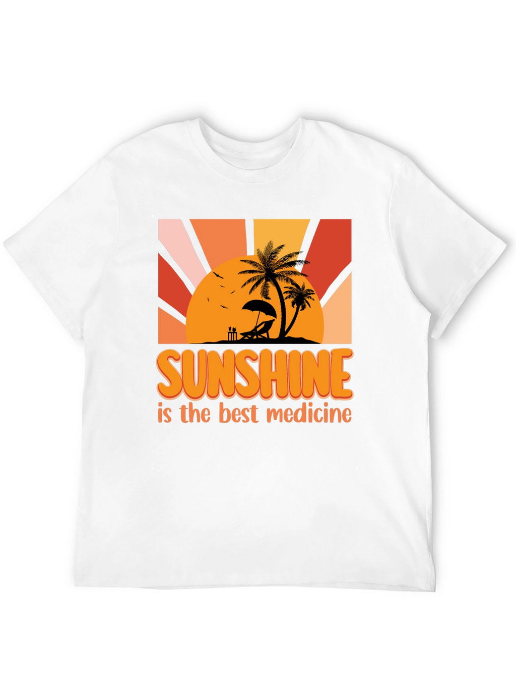 Sunshine is the Best Medicine Graphic T-Shirt