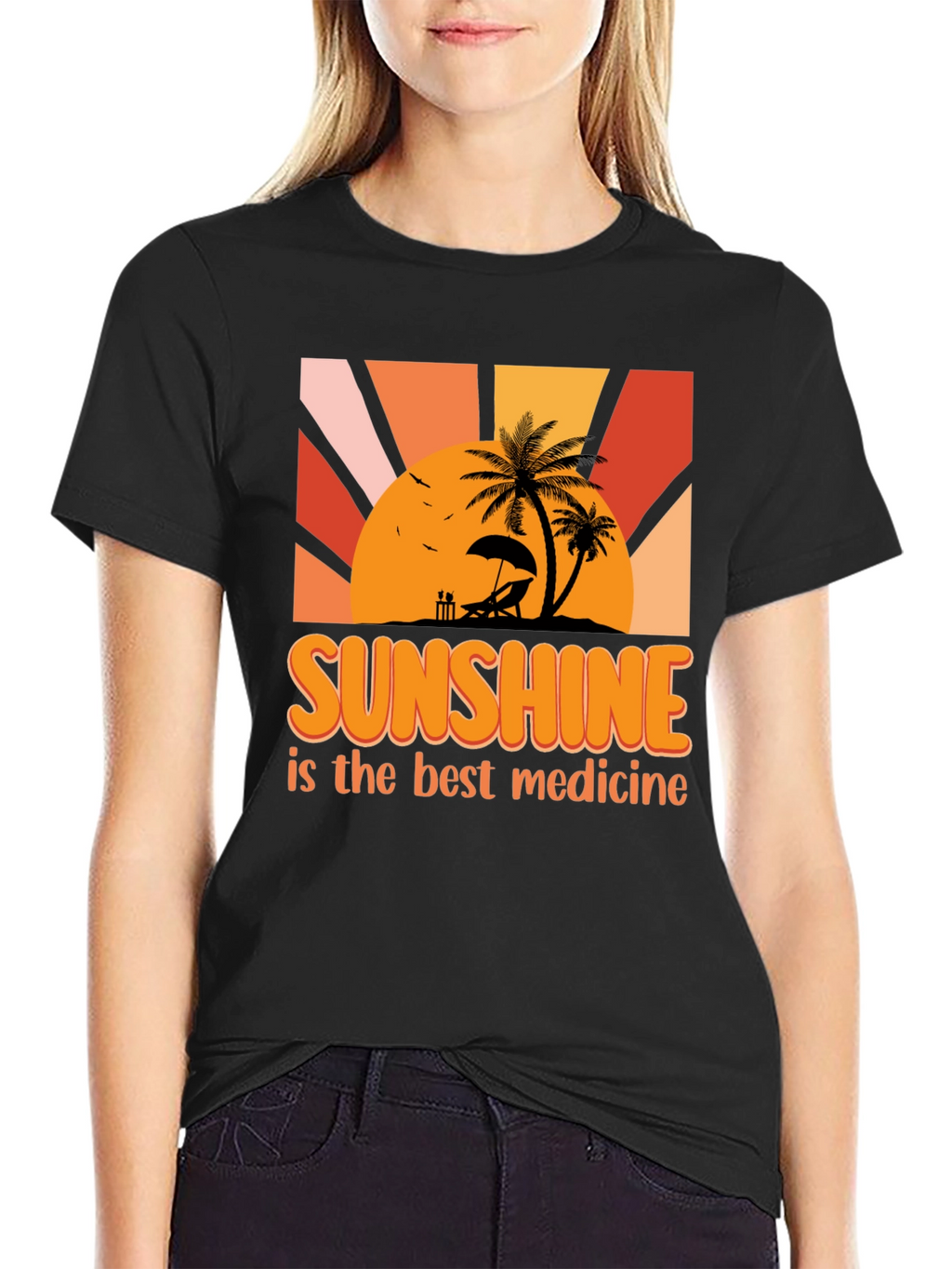 Sunshine is the Best Medicine Graphic T-Shirt