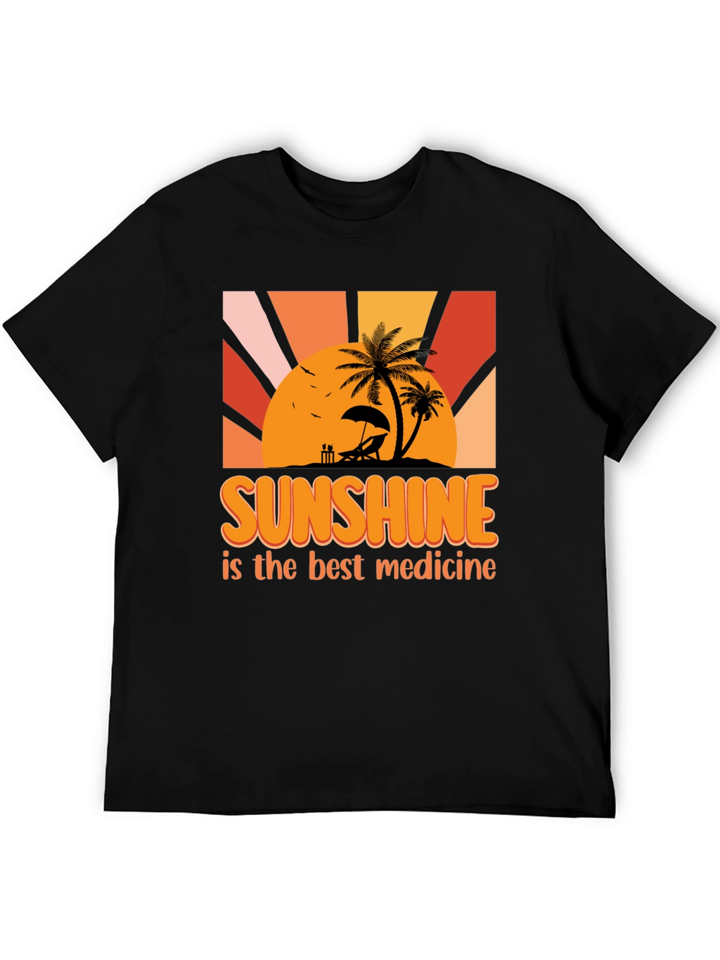 Sunshine is the Best Medicine Graphic T-Shirt
