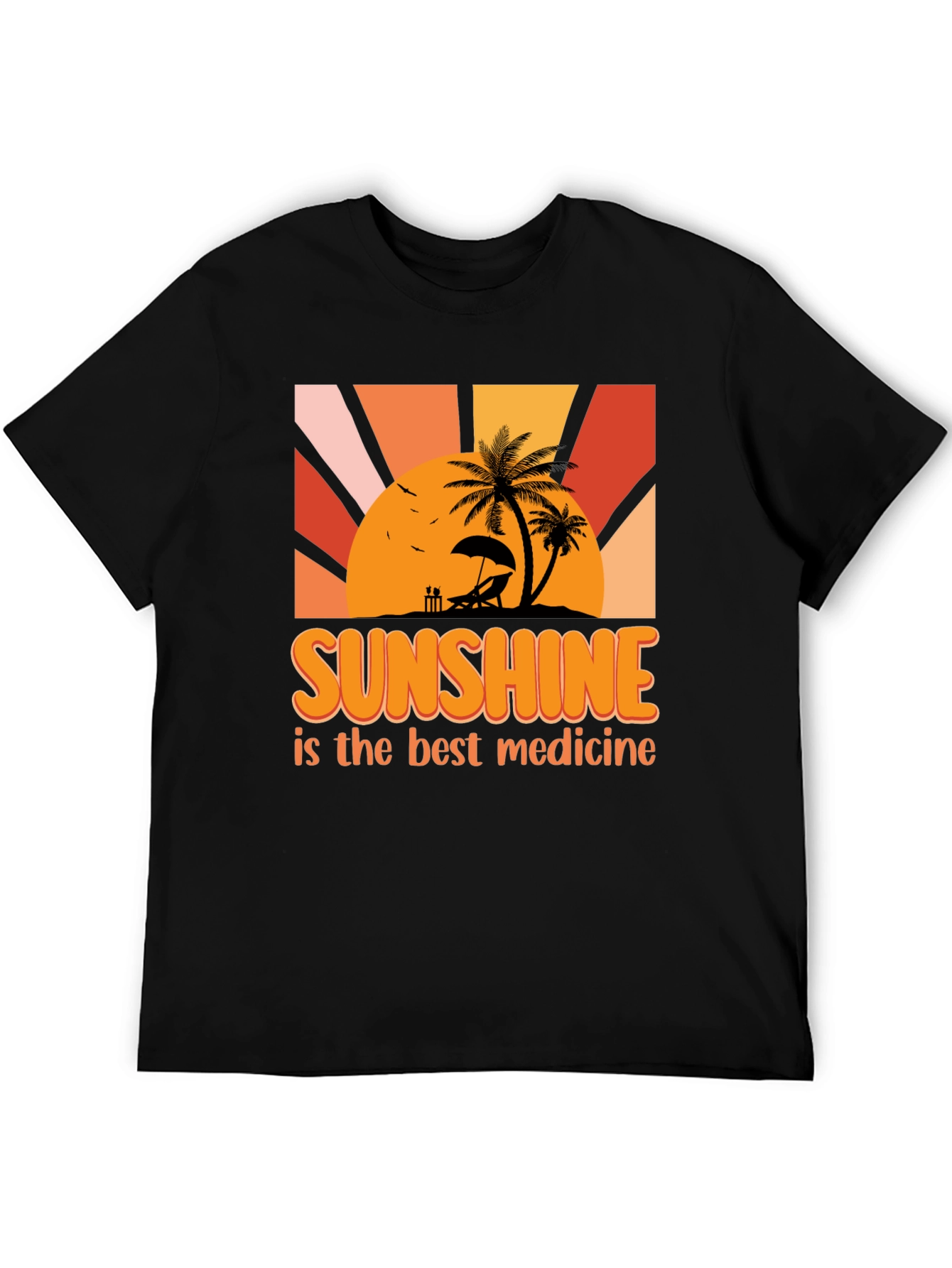 Sunshine is the Best Medicine Graphic T-Shirt