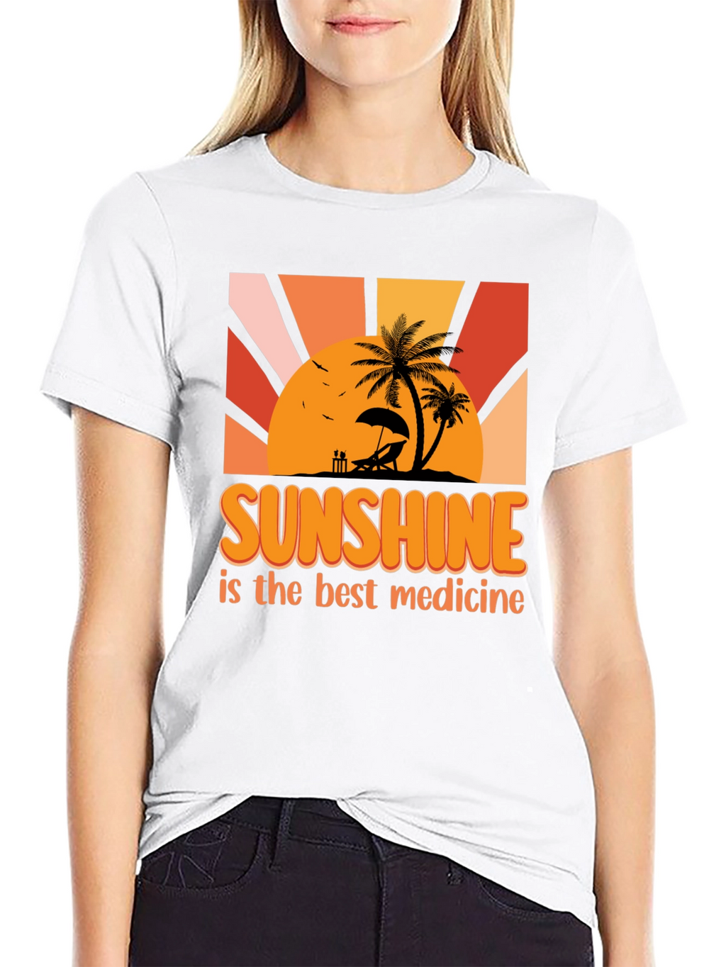 Sunshine is the Best Medicine Graphic T-Shirt