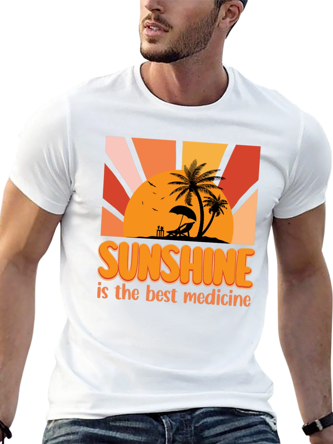 Sunshine is the Best Medicine Graphic T-Shirt