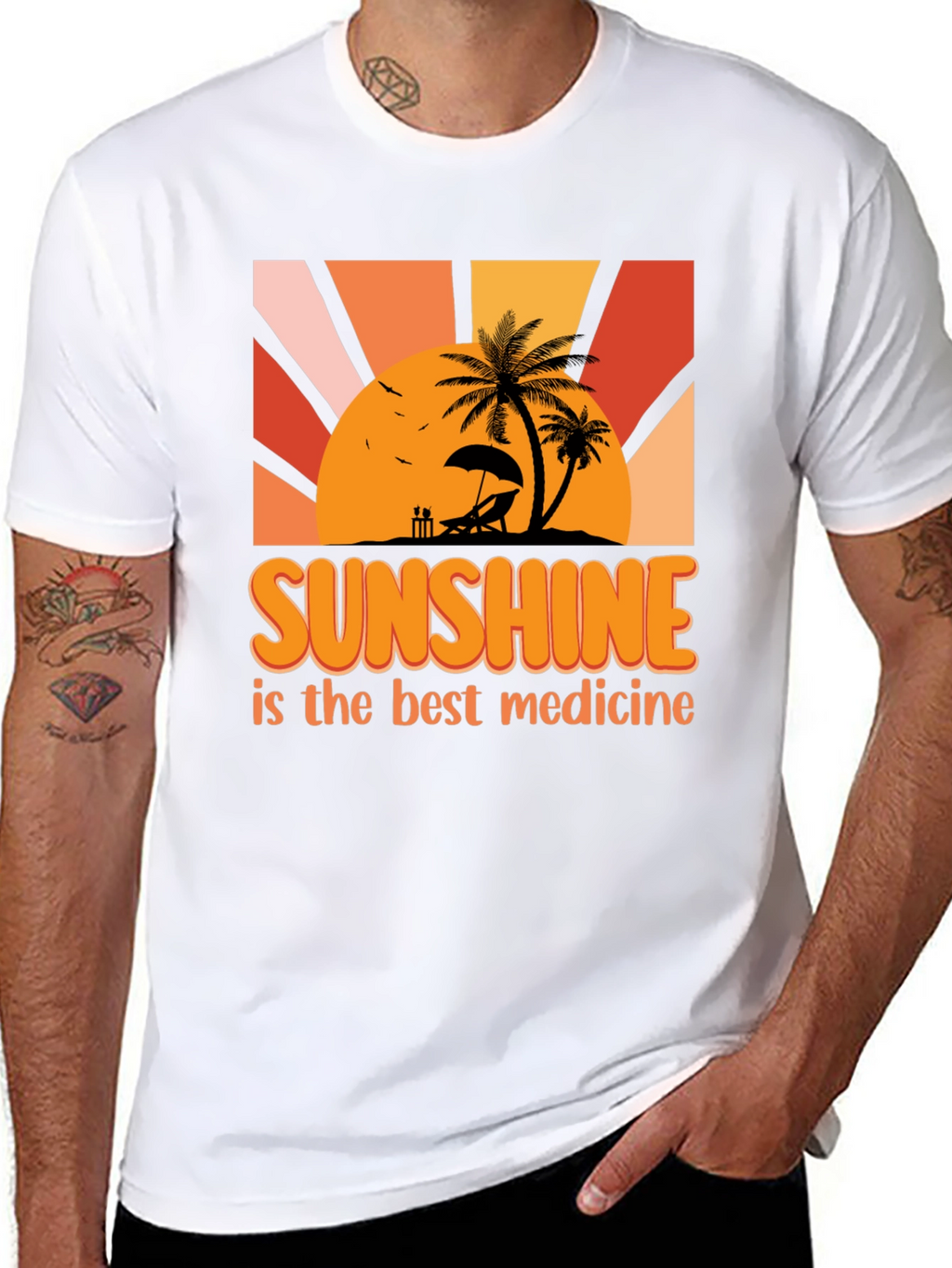 Sunshine is the Best Medicine Graphic T-Shirt