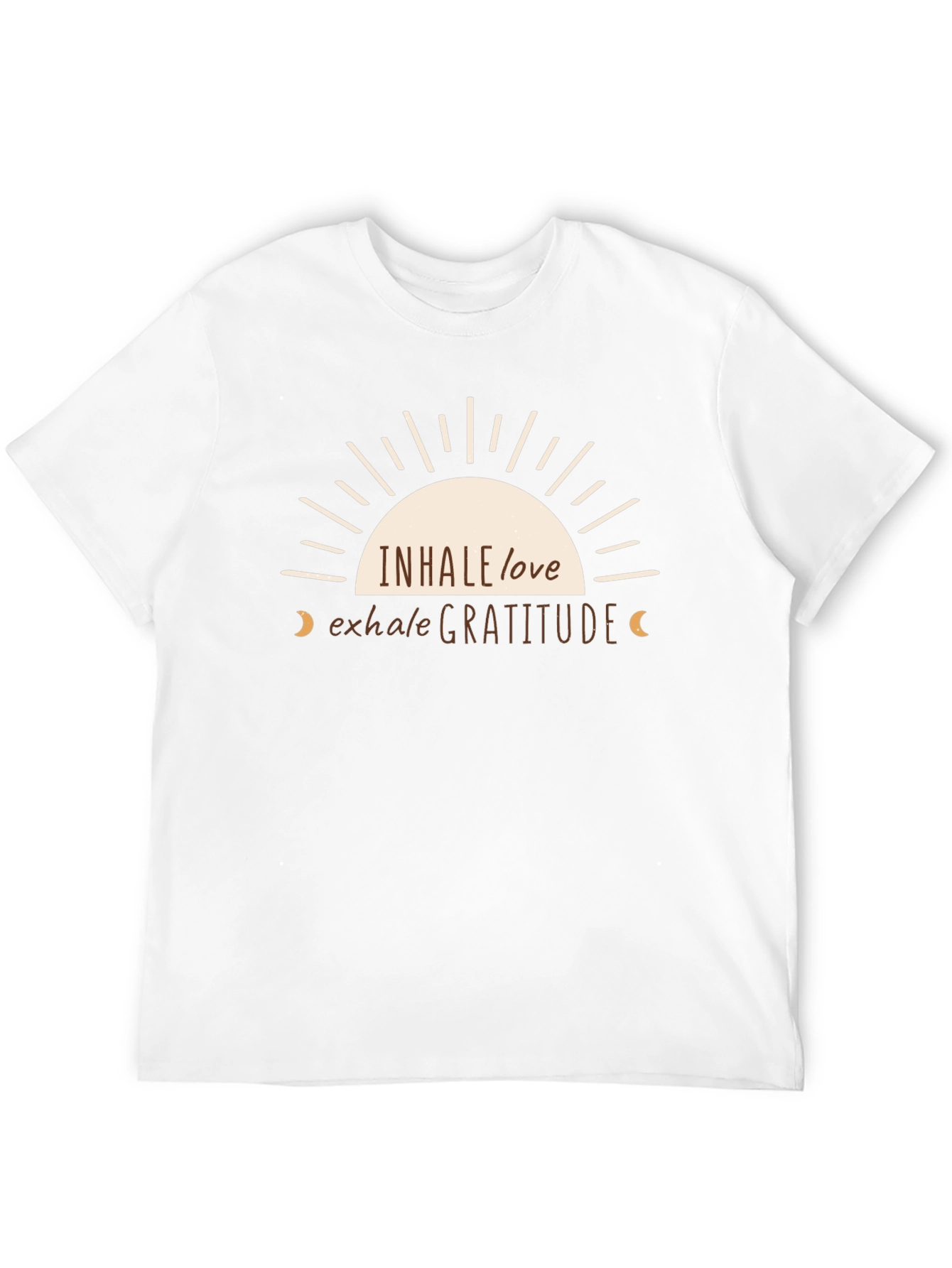 Inhale Love Exhale Gratitude Black T-Shirt