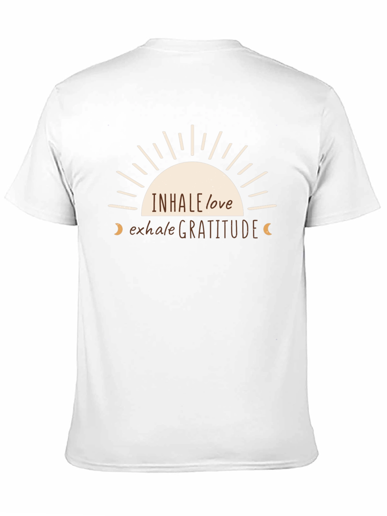Inhale Love Exhale Gratitude Black T-Shirt