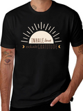 Inhale Love Exhale Gratitude Black T-Shirt