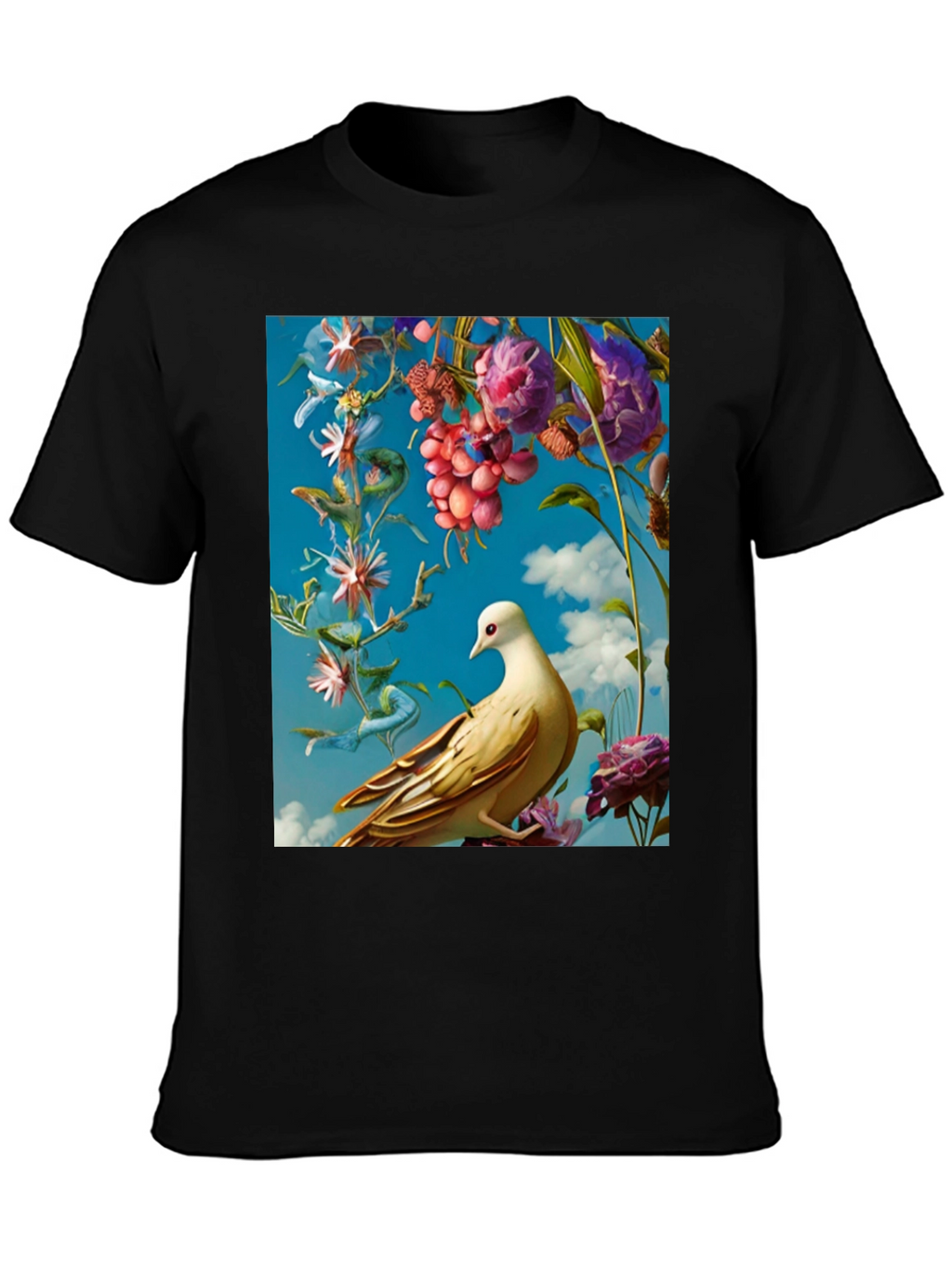 Floral Bird T-Shirt