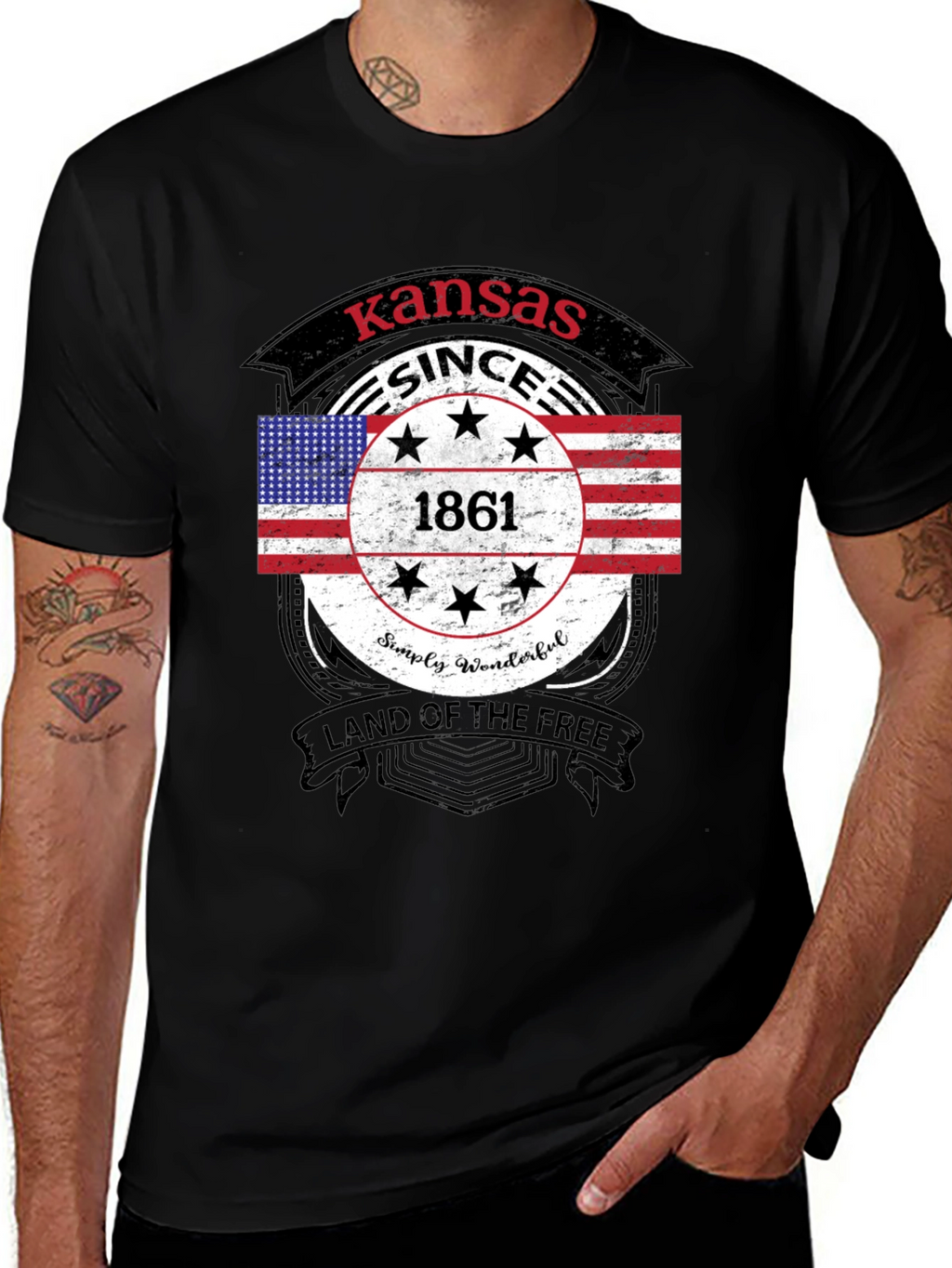 Kansas Since 1861 Graphic T-Shirt