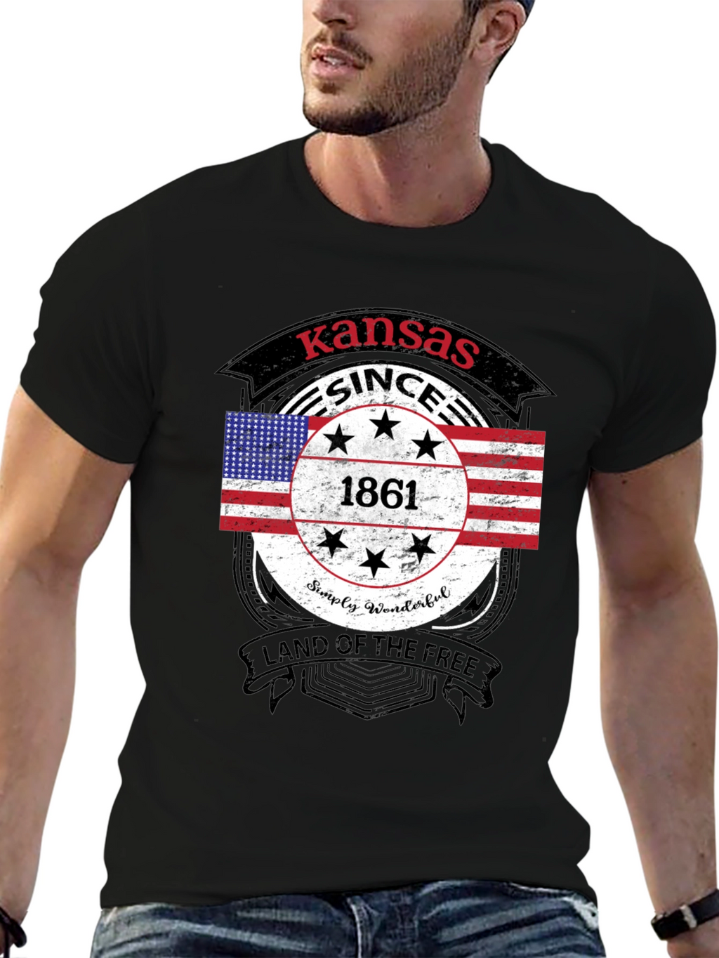 Kansas Since 1861 Graphic T-Shirt