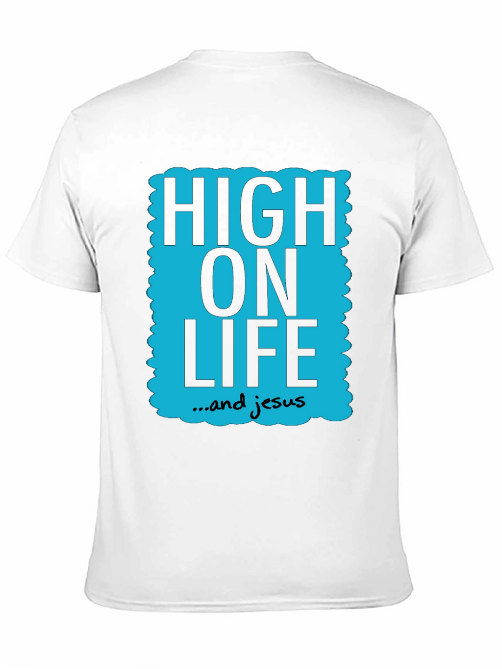 High On Life & Jesus Graphic Tee - Black