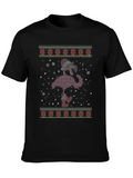 Flamingo Ugly Christmas Sweater T-Shirt