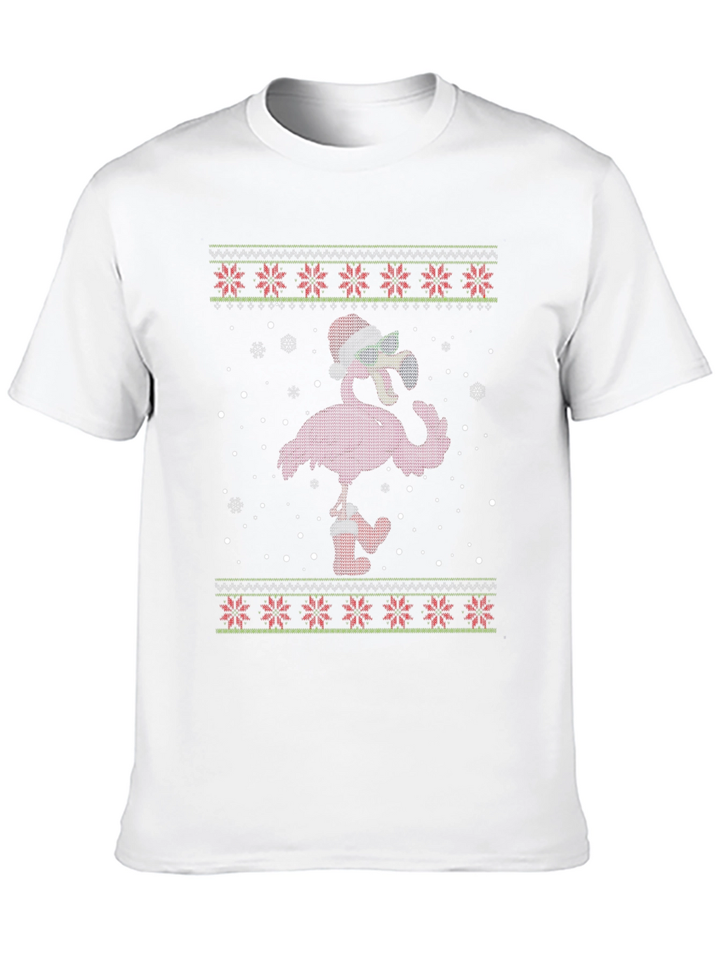 Flamingo Ugly Christmas Sweater T-Shirt