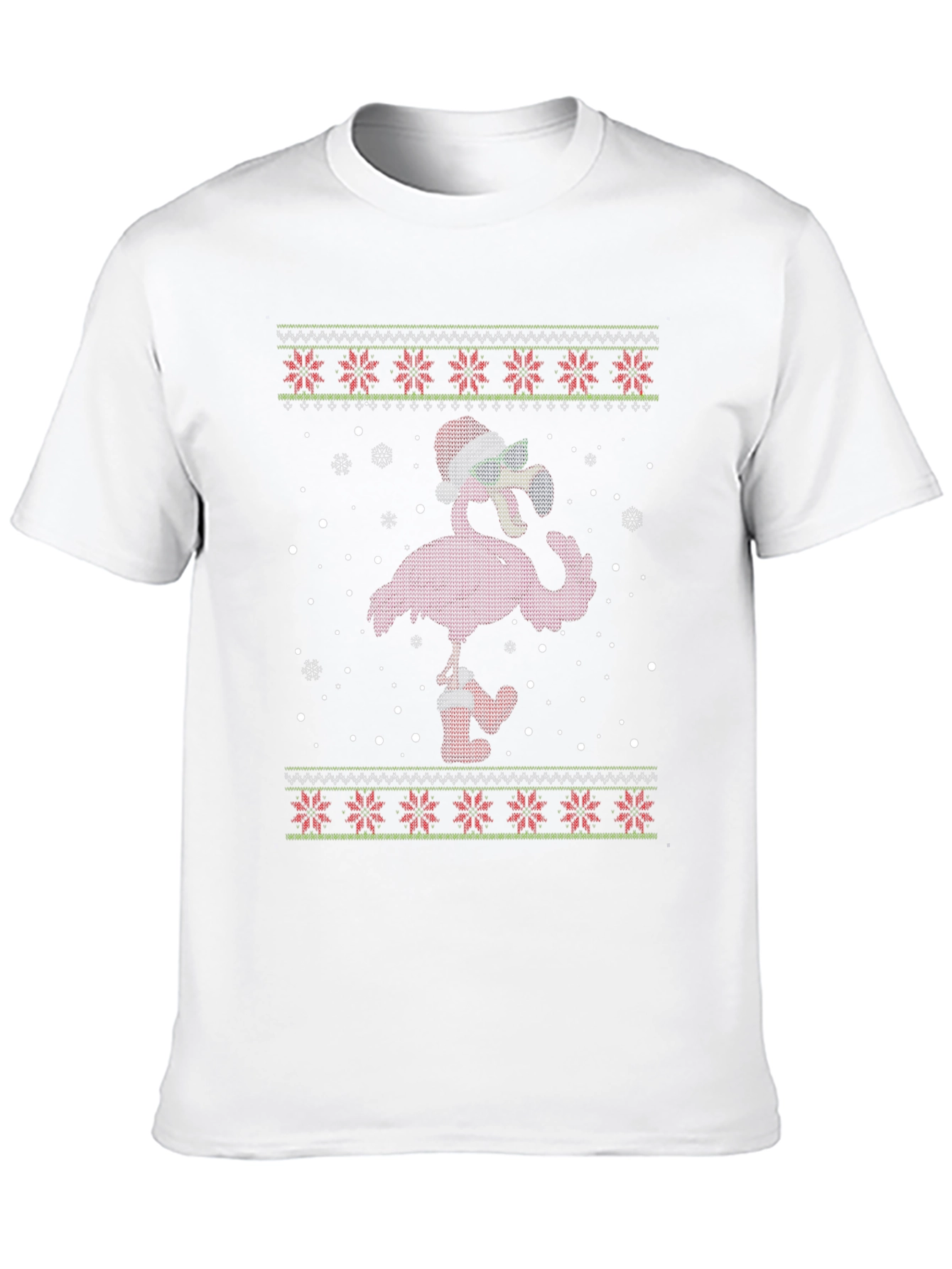Flamingo Ugly Christmas Sweater T-Shirt