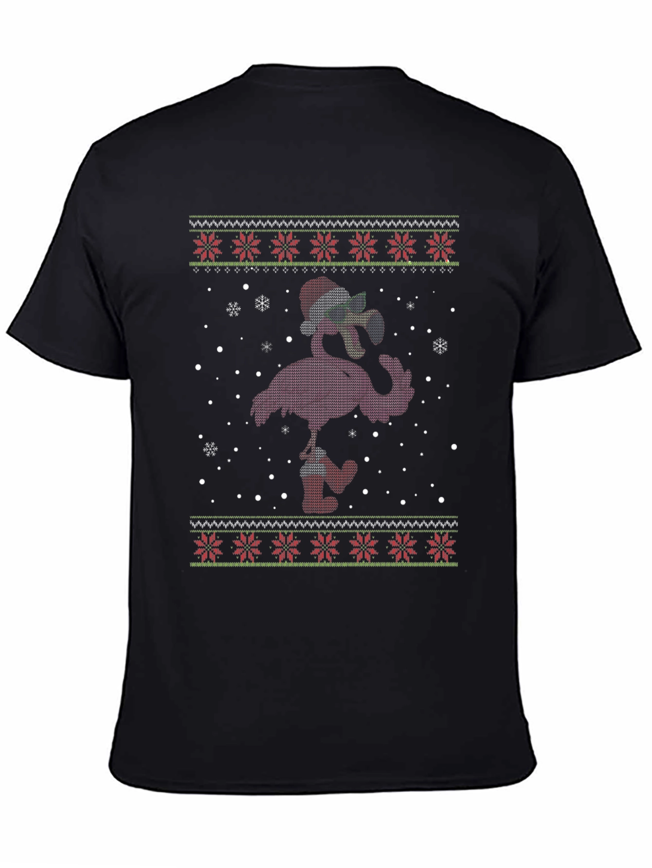 Flamingo Ugly Christmas Sweater T-Shirt