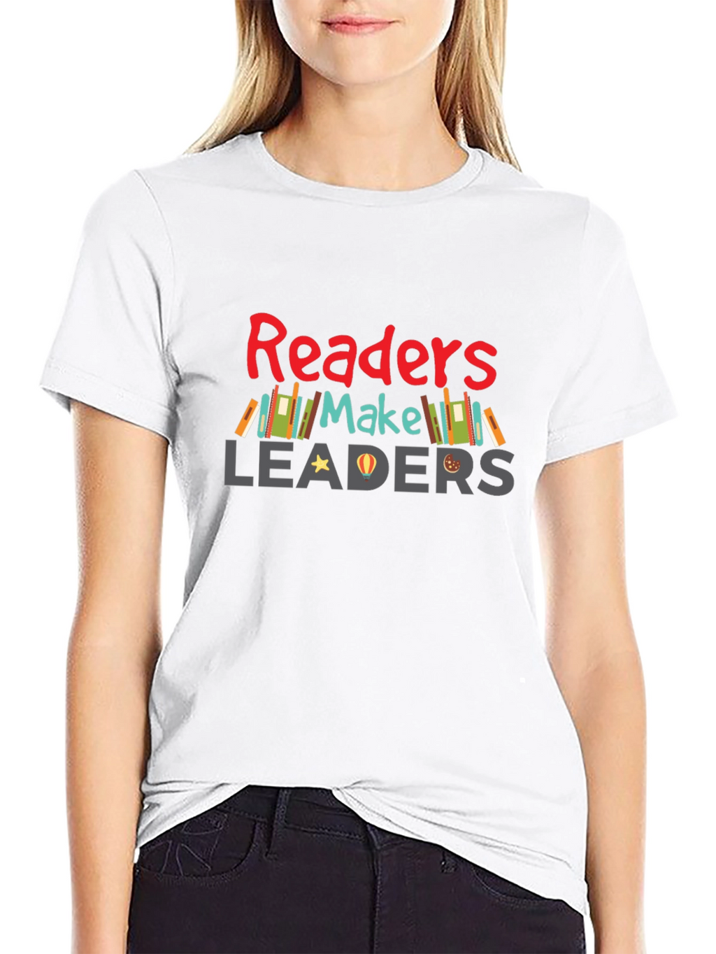 Readers Make Leaders Graphic Tee