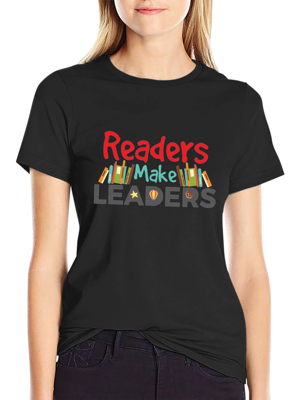 Readers Make Leaders Graphic Tee
