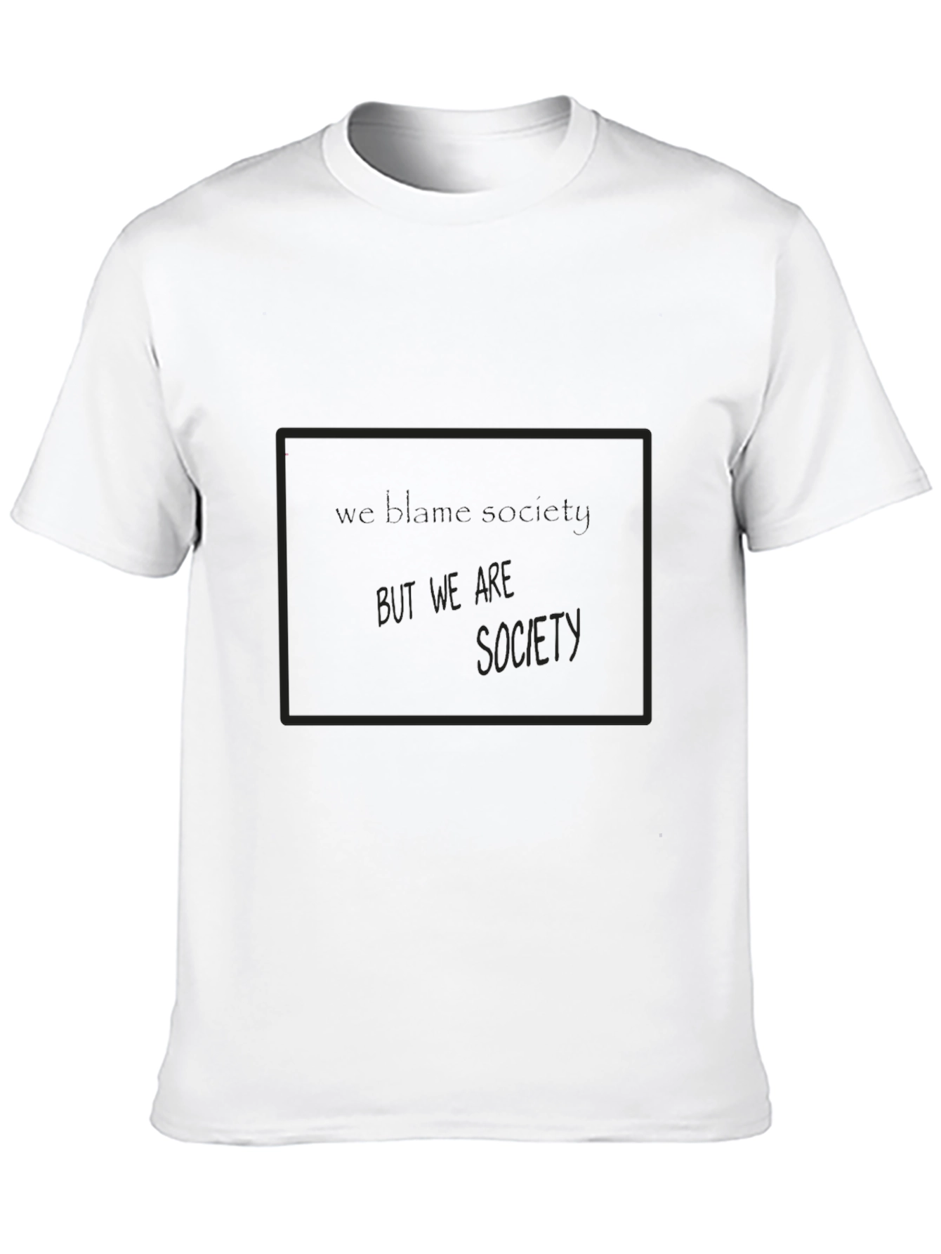 Edgy But We Are Society Graphic Tee