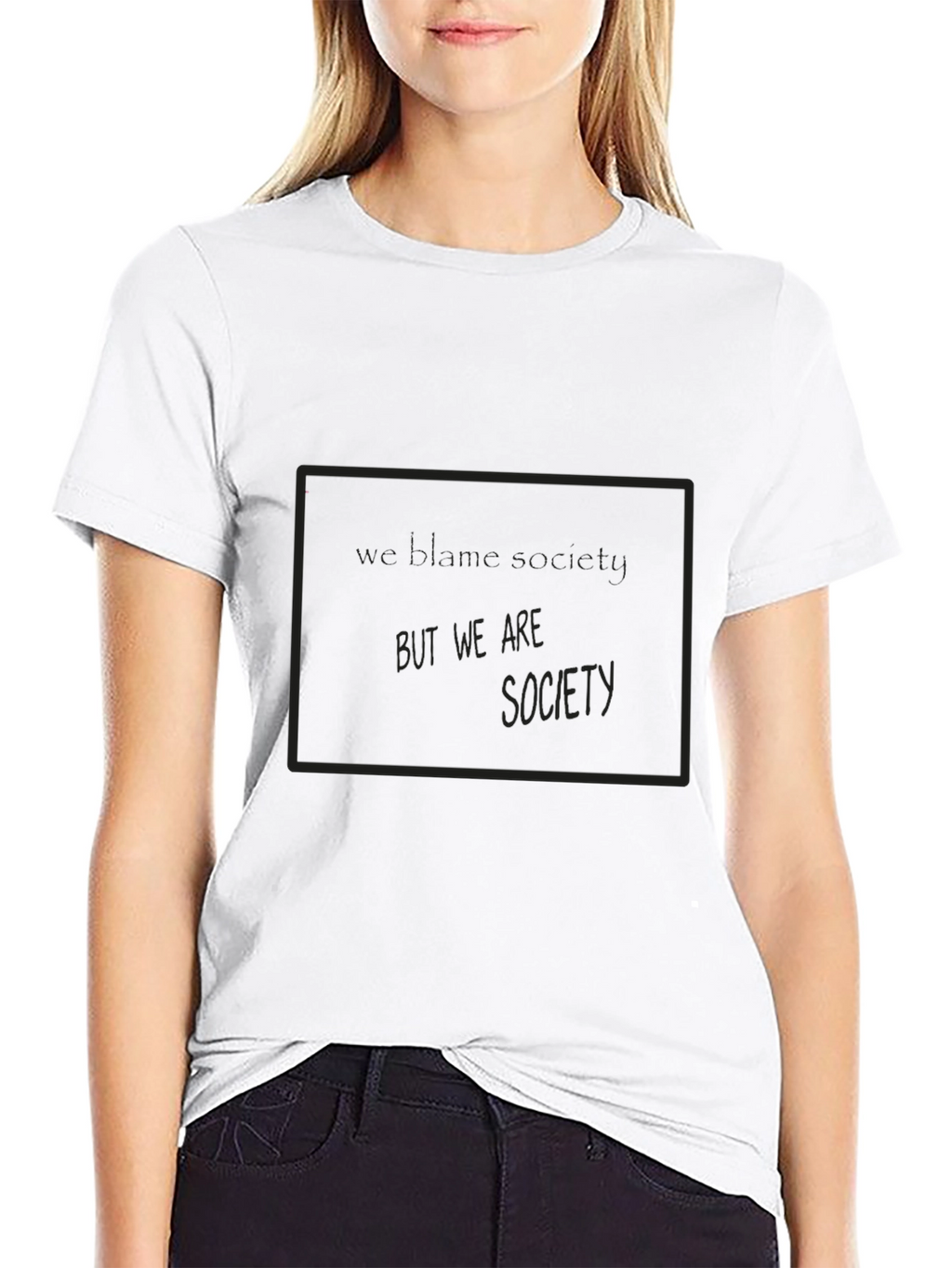 Edgy But We Are Society Graphic Tee