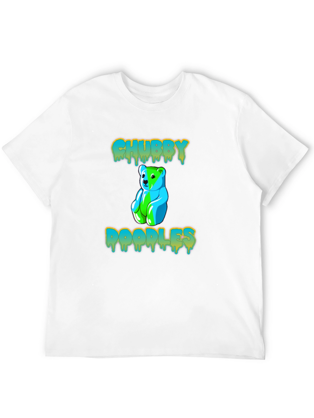 Chubby Doodles Gummy Bear Graphic T-Shirt