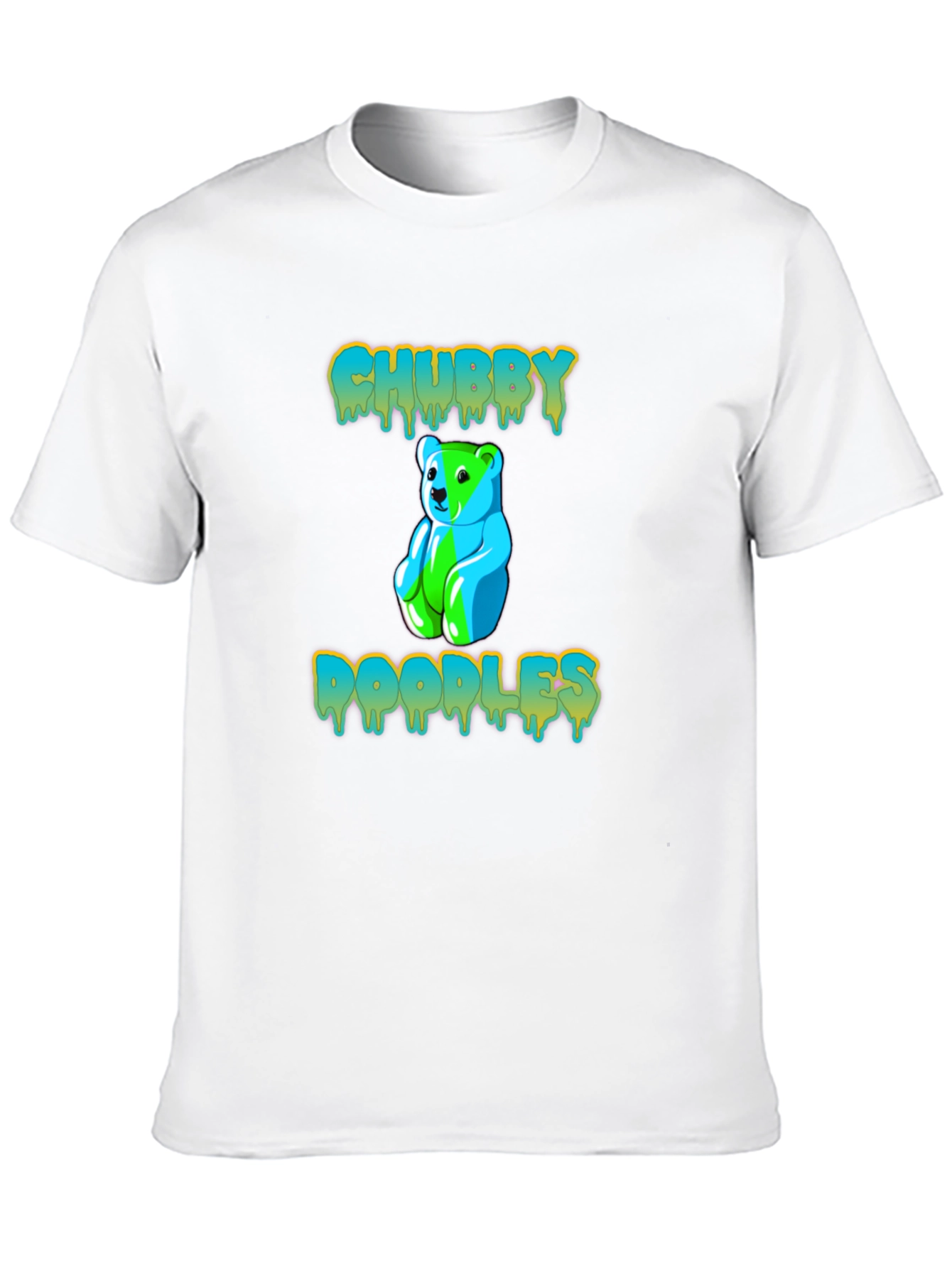 Chubby Doodles Gummy Bear Graphic T-Shirt
