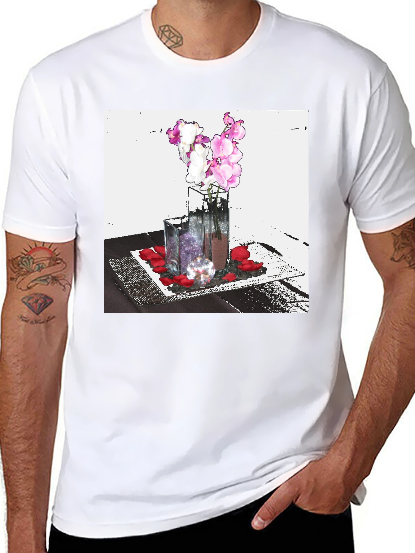 Floral Arrangement Graphic Tee
