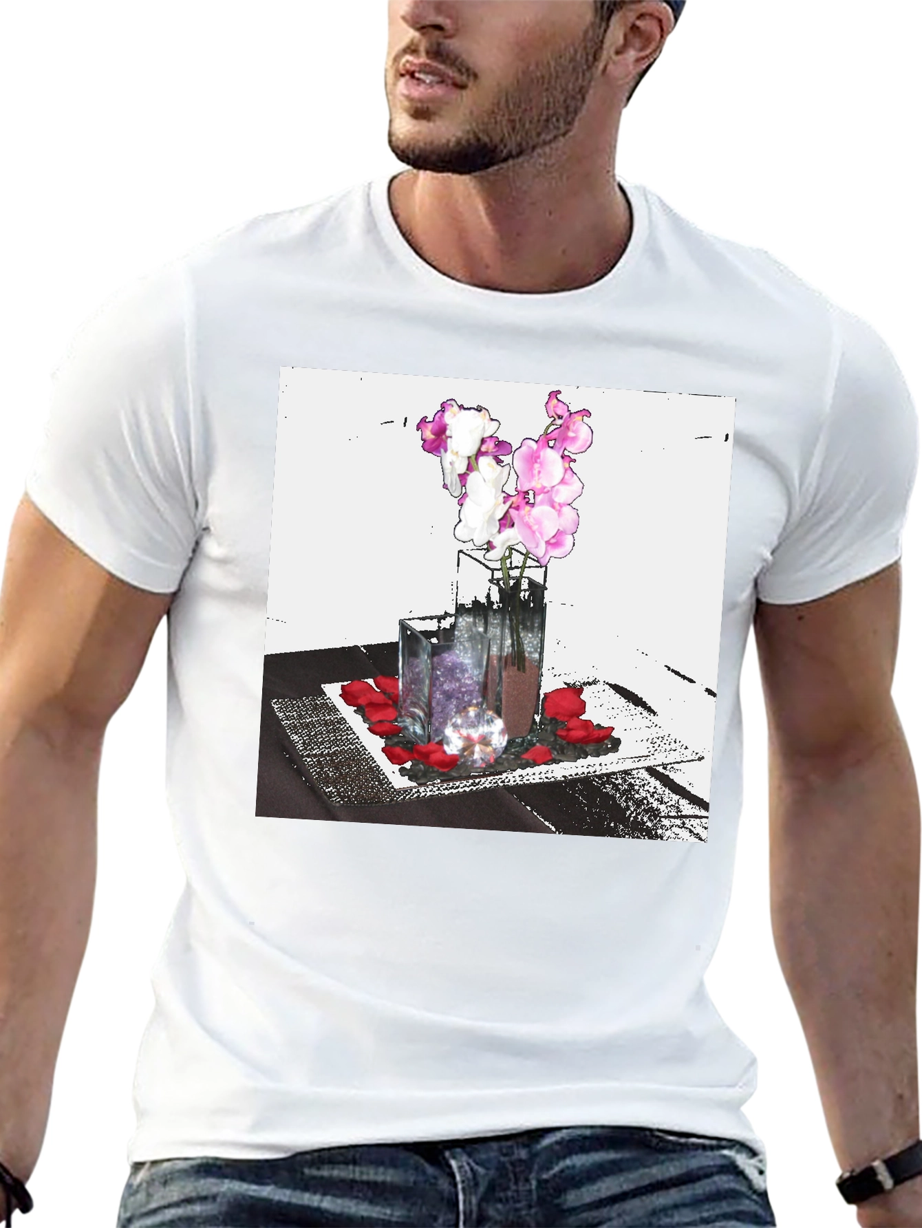 Floral Arrangement Graphic Tee