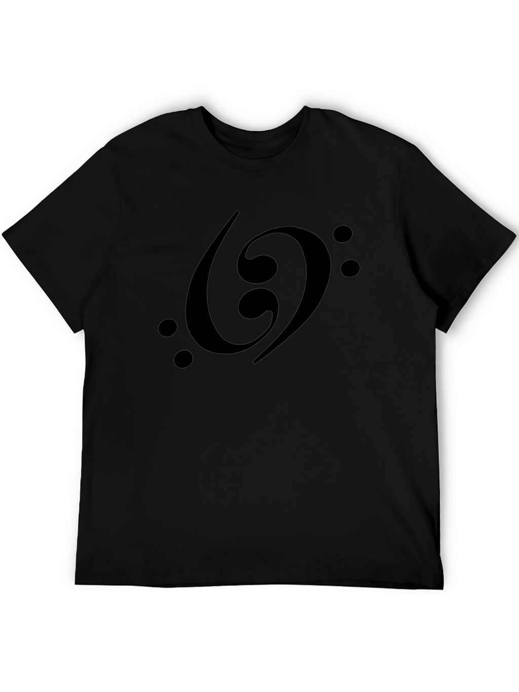 Bass Clef Graphic Tee - Musical Style