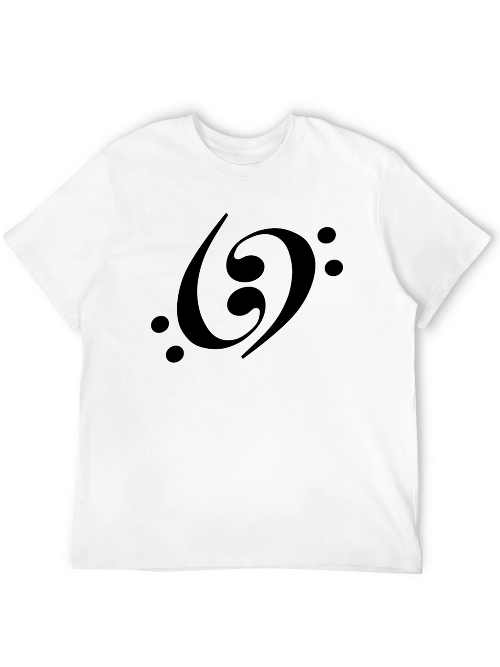 Bass Clef Graphic Tee - Musical Style