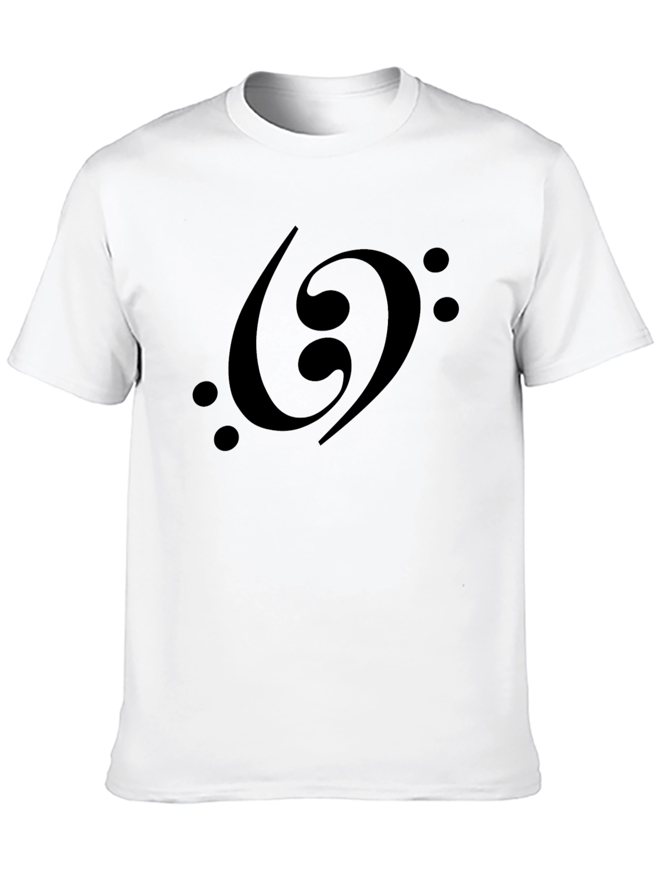 Bass Clef Graphic Tee - Musical Style