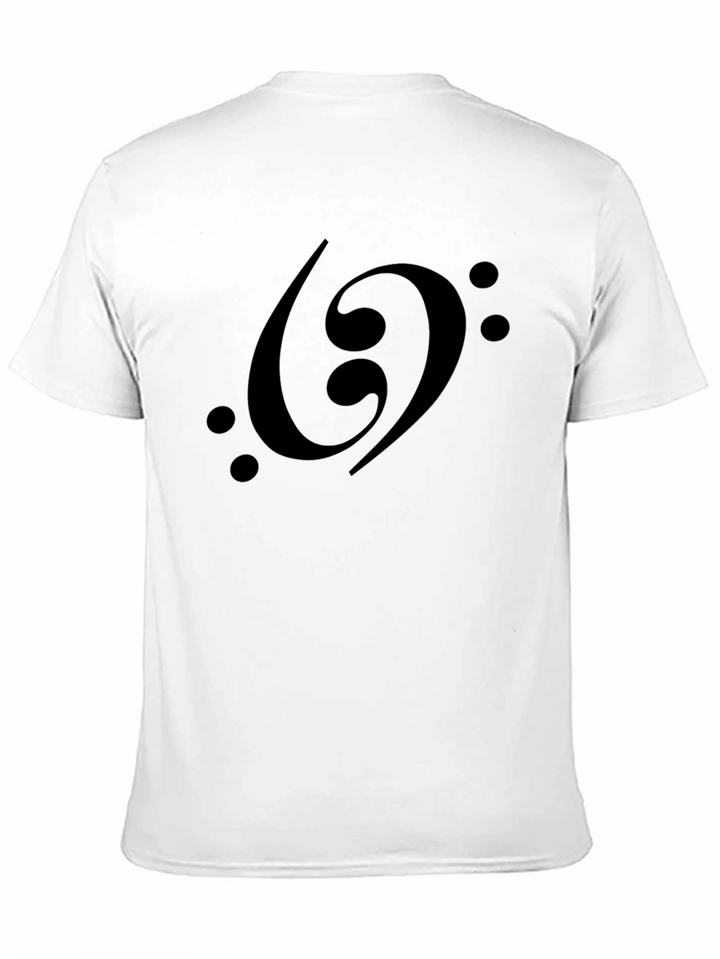 Bass Clef Graphic Tee - Musical Style