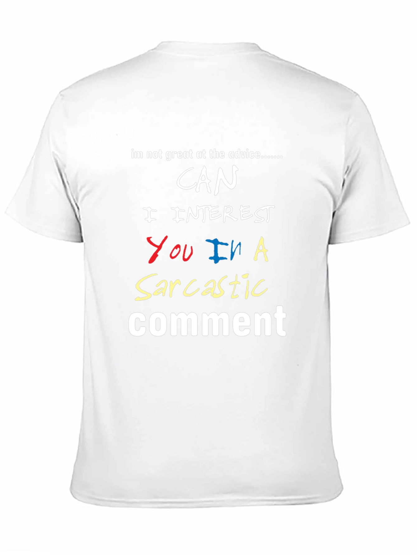 Sarcastic Comment T-Shirt: Funny Graphic Tee for Introverts