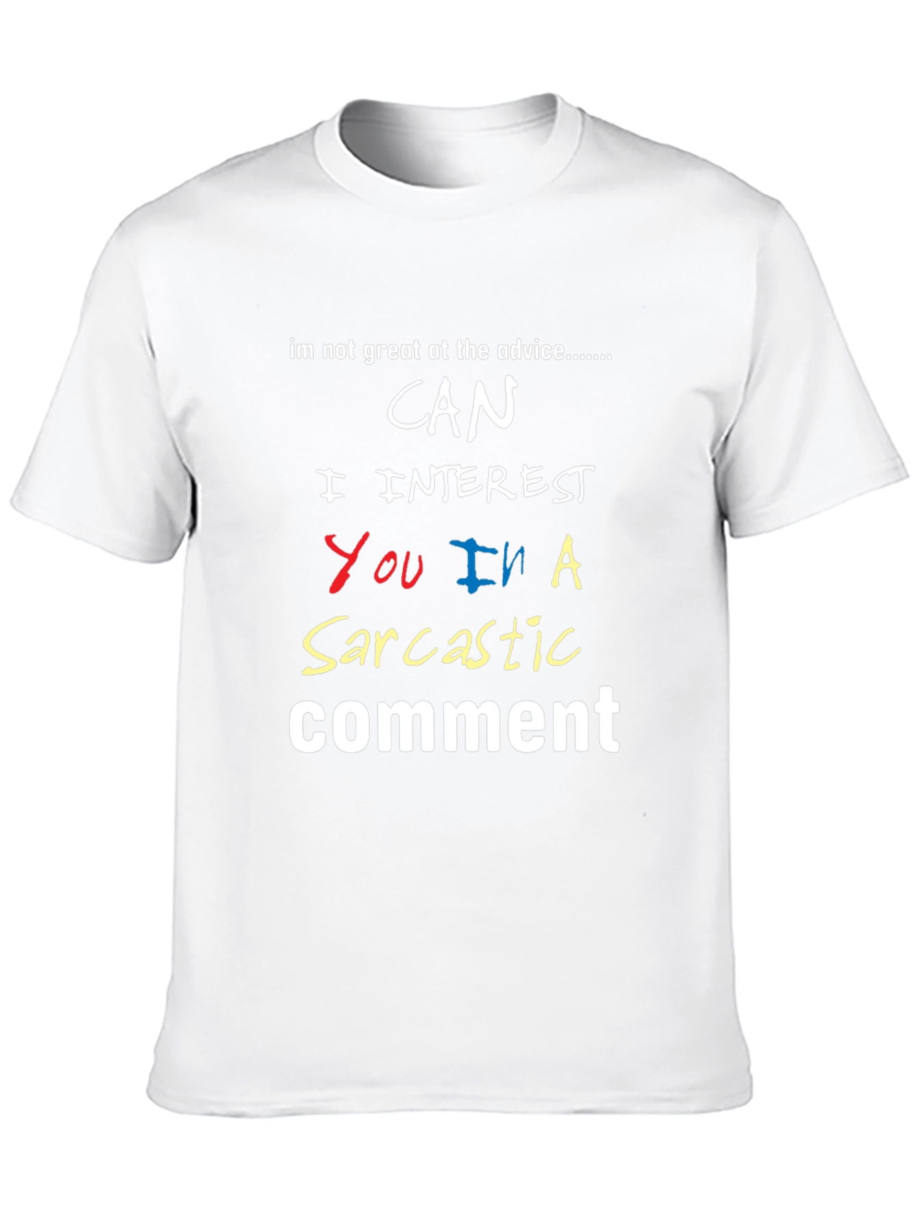 Sarcastic Comment T-Shirt: Funny Graphic Tee for Introverts