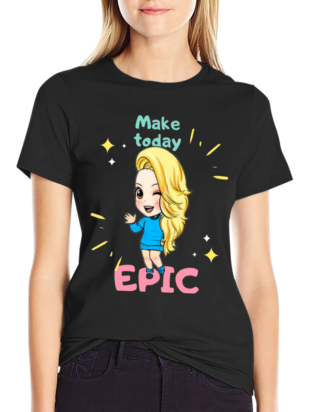 Make Today Epic Cartoon T-Shirt