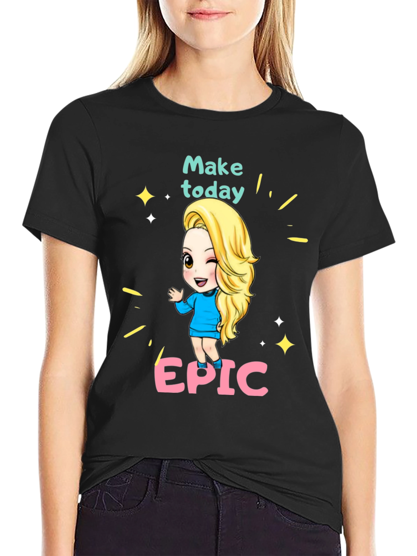 Make Today Epic Cartoon T-Shirt