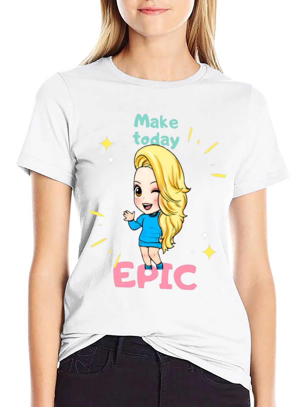 Make Today Epic Cartoon T-Shirt