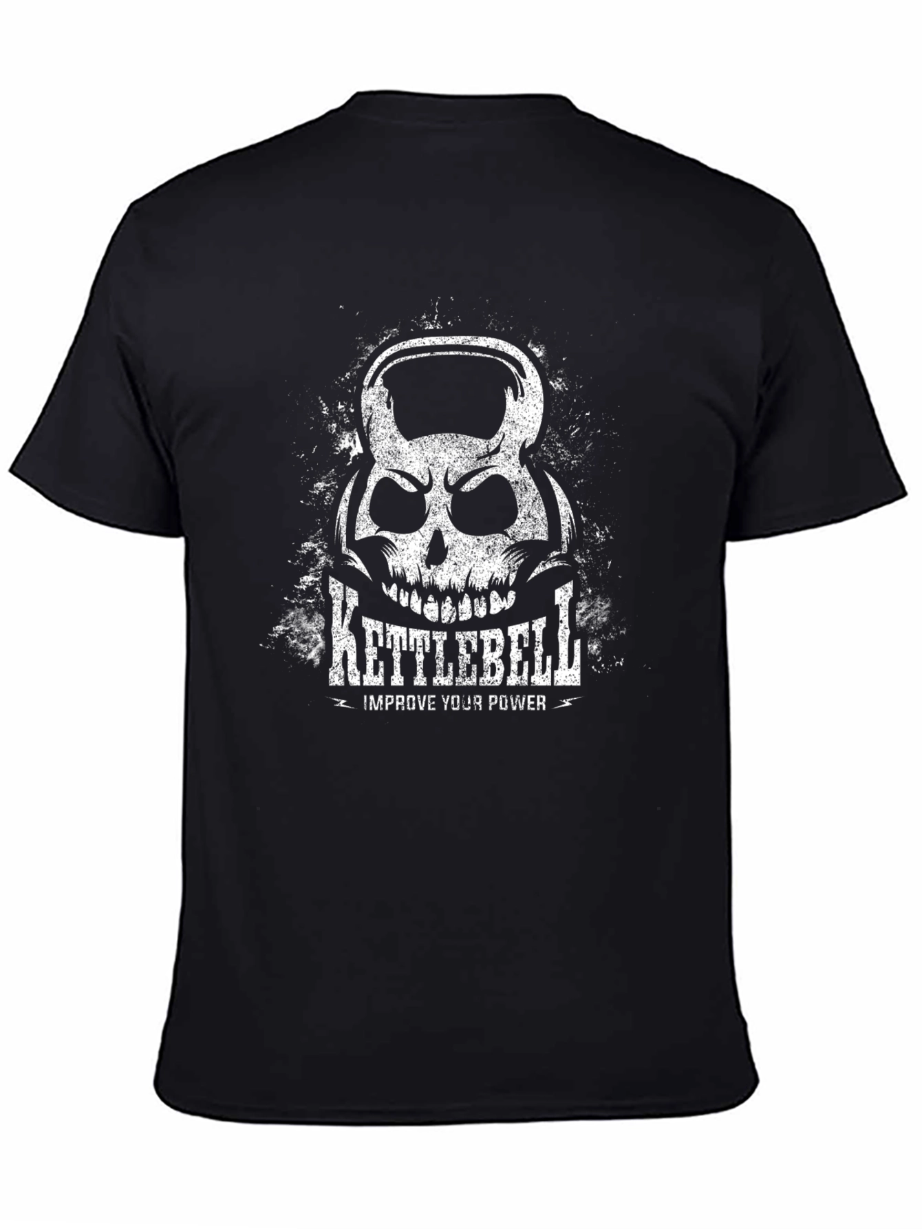 Kettlebell Skull Graphic T-Shirt - Improve Your Power
